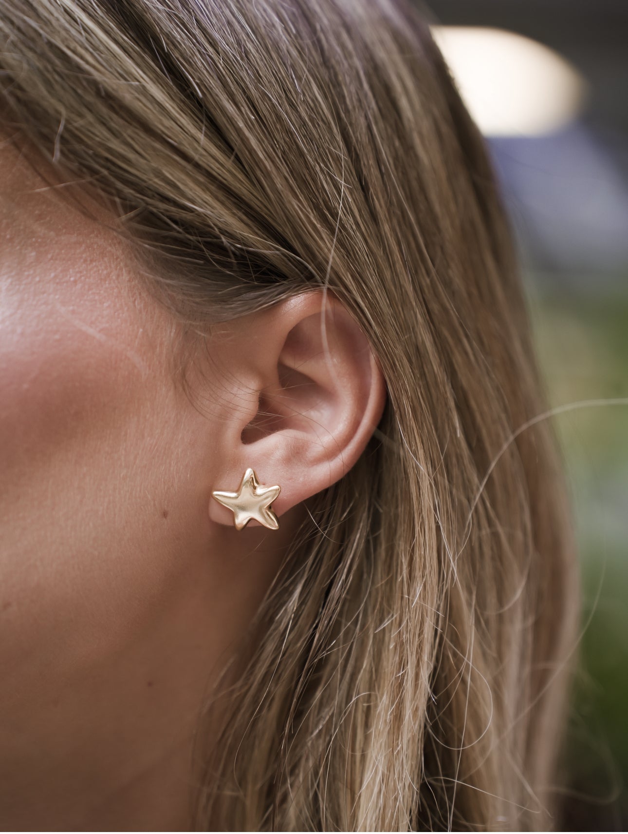 Sea star earrings