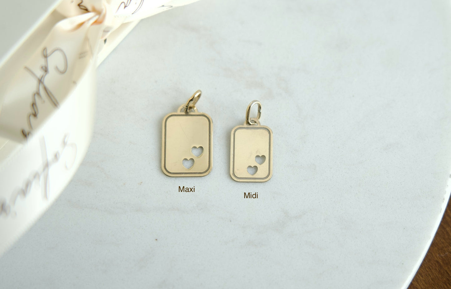 Heart canva charm