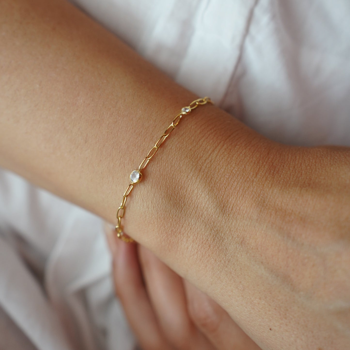 Circle Sparkle Bracelet