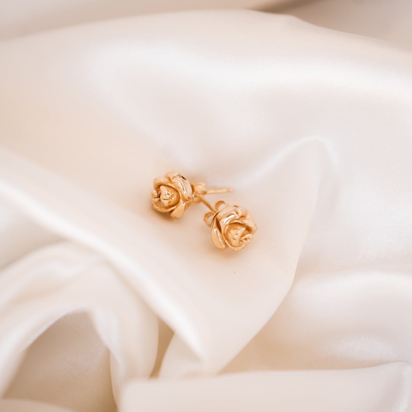 Rose earrings