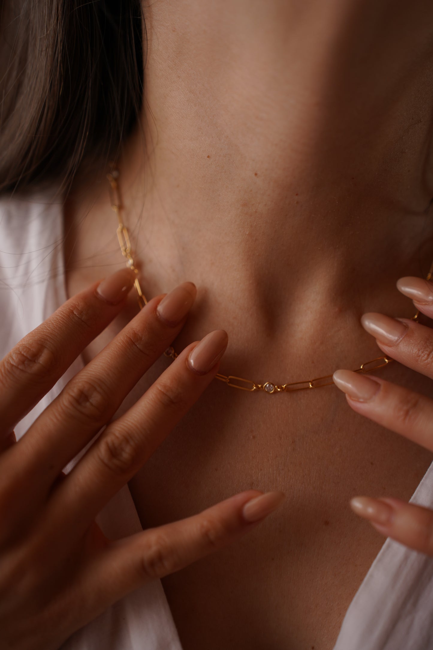 Sparkle Chain Necklace Short