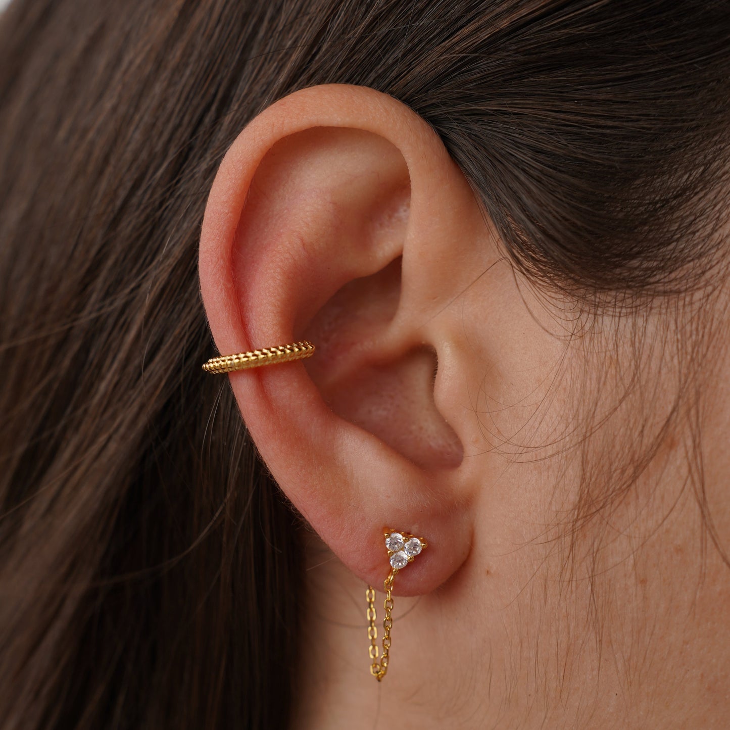 Sparkle Trio Earring