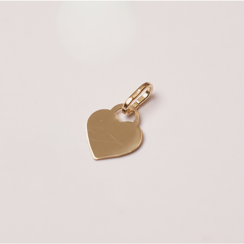 Micro heart charm