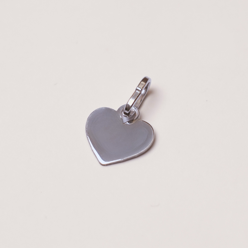 Micro heart charm