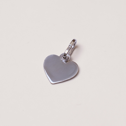 Micro heart charm