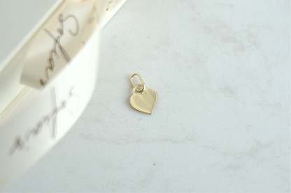 Micro heart charm