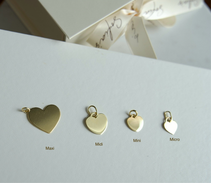 Mini heart charm
