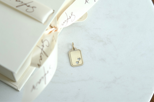 Heart canva charm