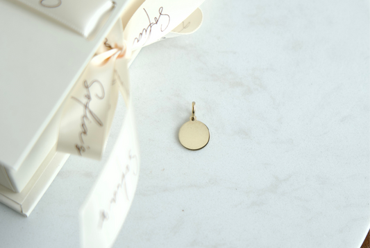 Mini circle charm