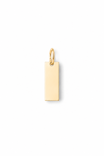 Tiny plate charm