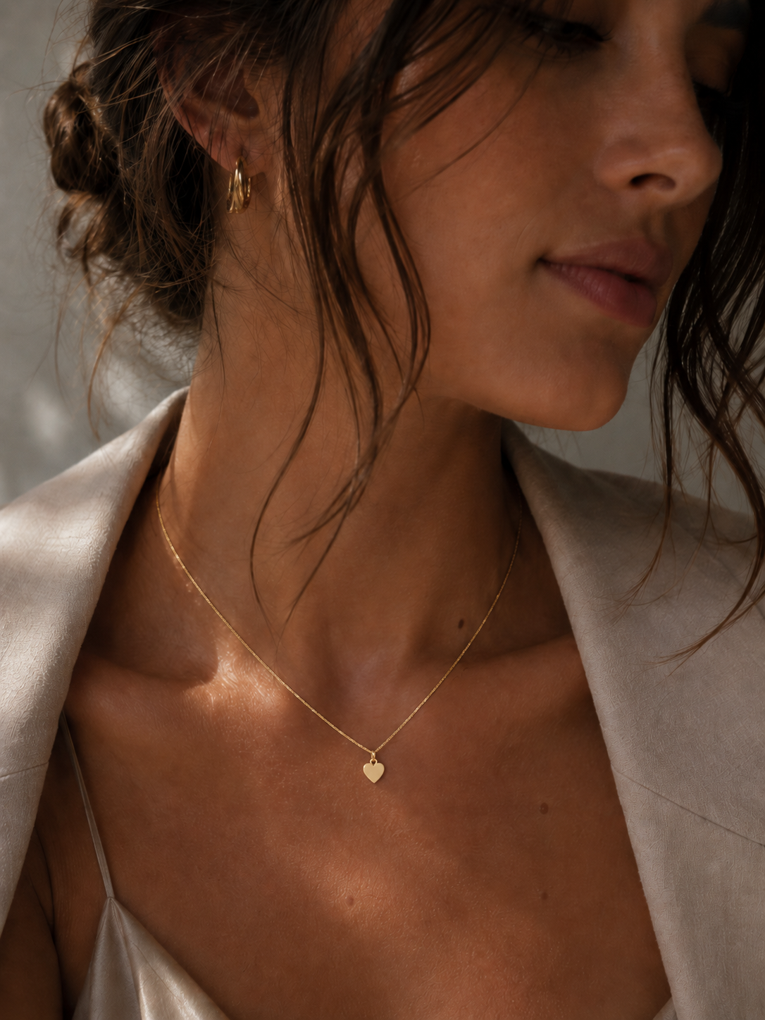 Tiny heart charm