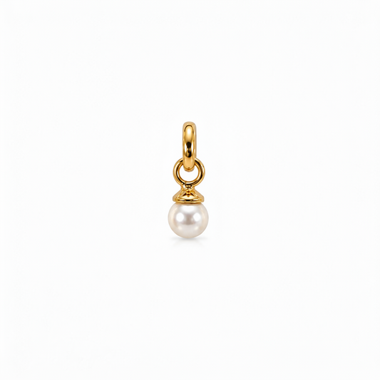 Mini pearl charm