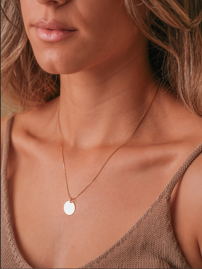Mini circle charm