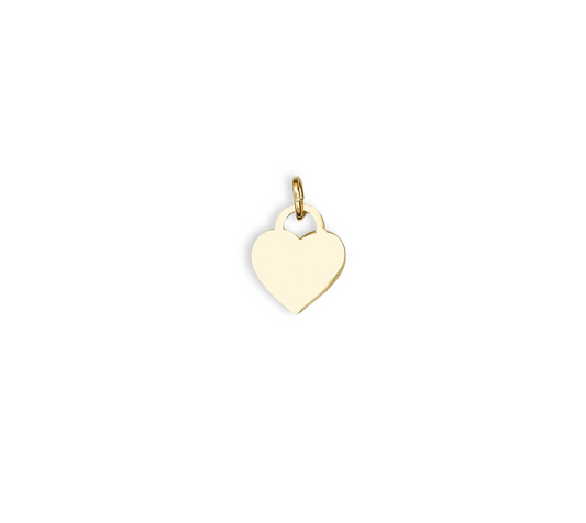 Micro heart charm